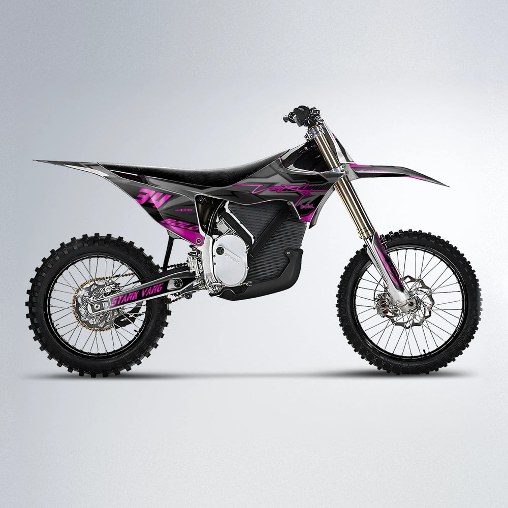BRANDER Stark Varg MX motocross graphics kit in Pink