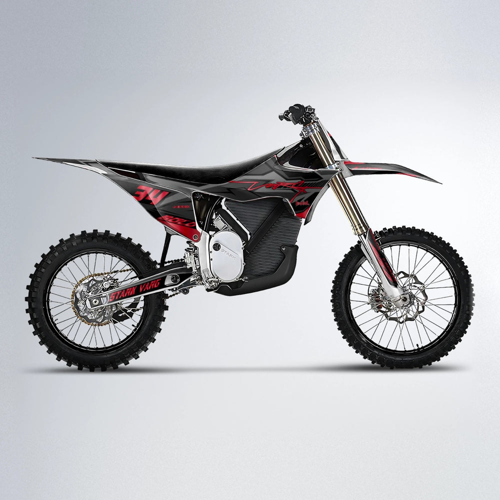 BRANDER Stark Varg MX motocross graphics kit in Red