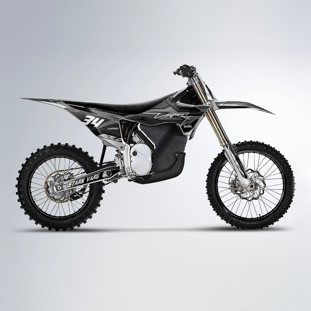 BRANDER Stark Varg MX motocross graphics kit in White
