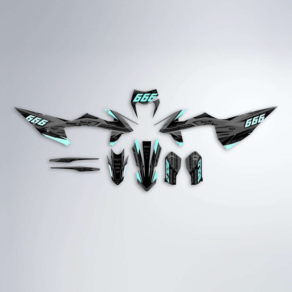 BRANDER graphics kit parts layout in Mint