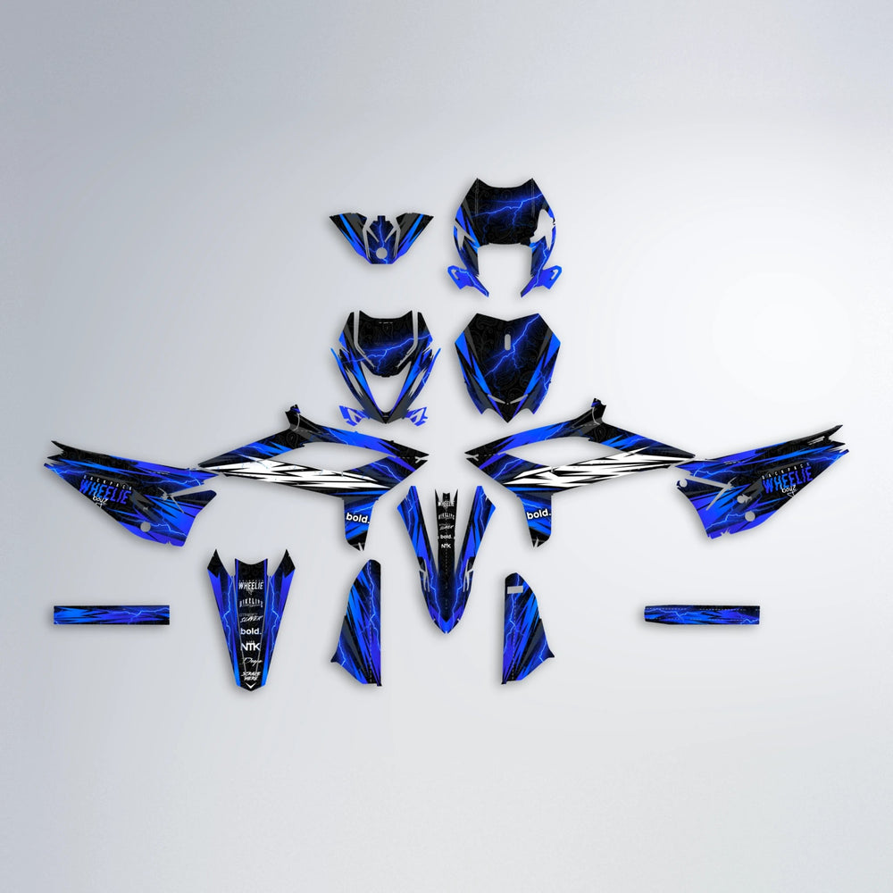 CAUTION Beta graphics kit parts layout in Blue