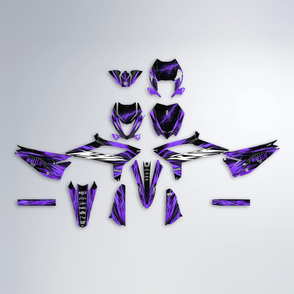 CAUTION Beta graphics kit parts layout in Purple