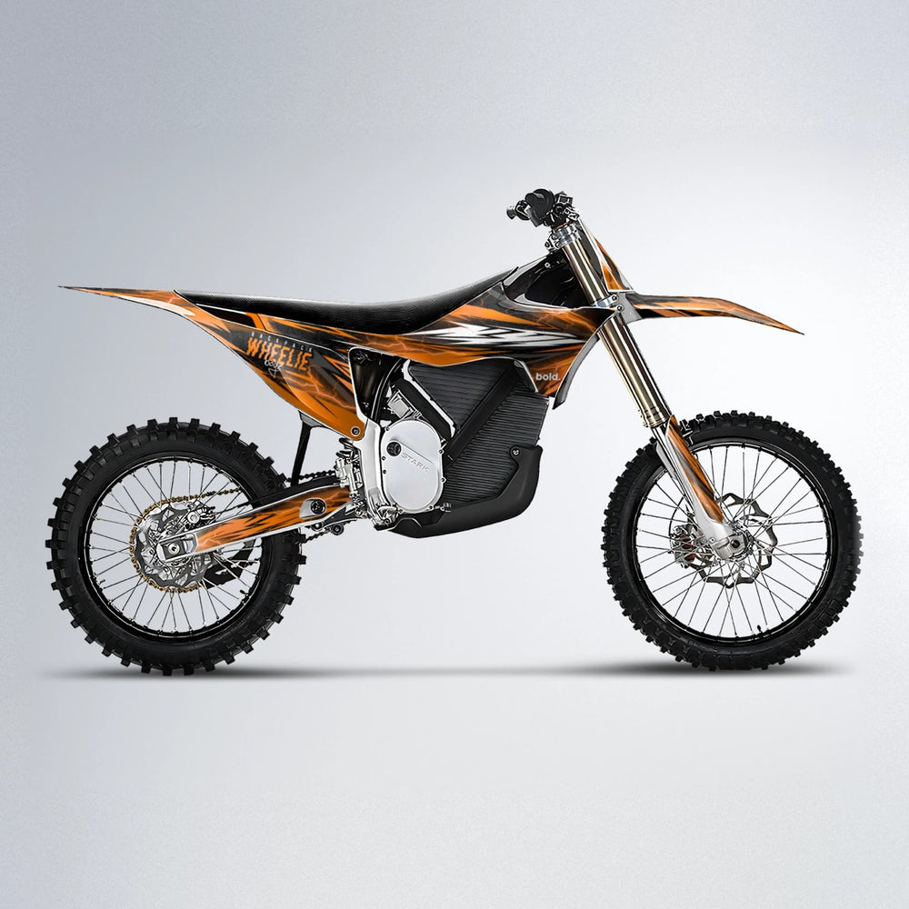 CAUTION Stark Varg MX motocross graphics kit in Orange