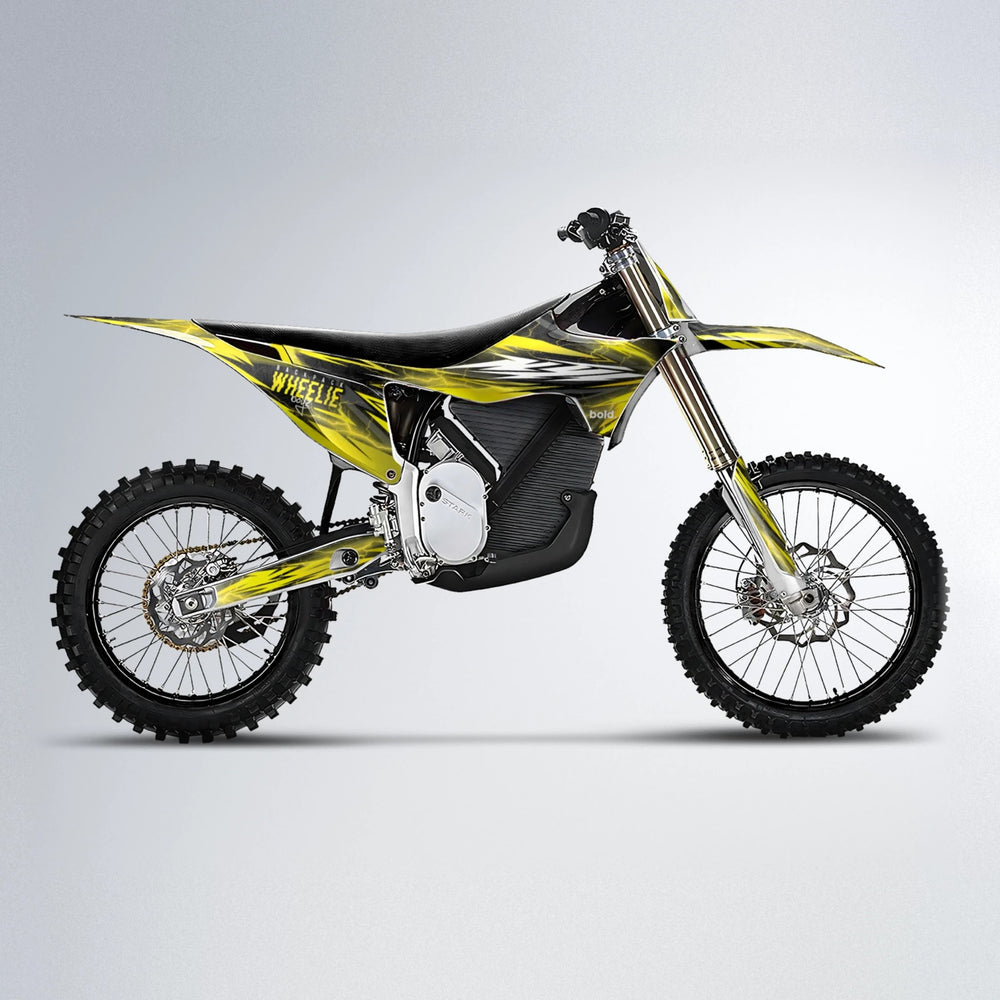 CAUTION Stark Varg MX motocross graphics kit in Yellow