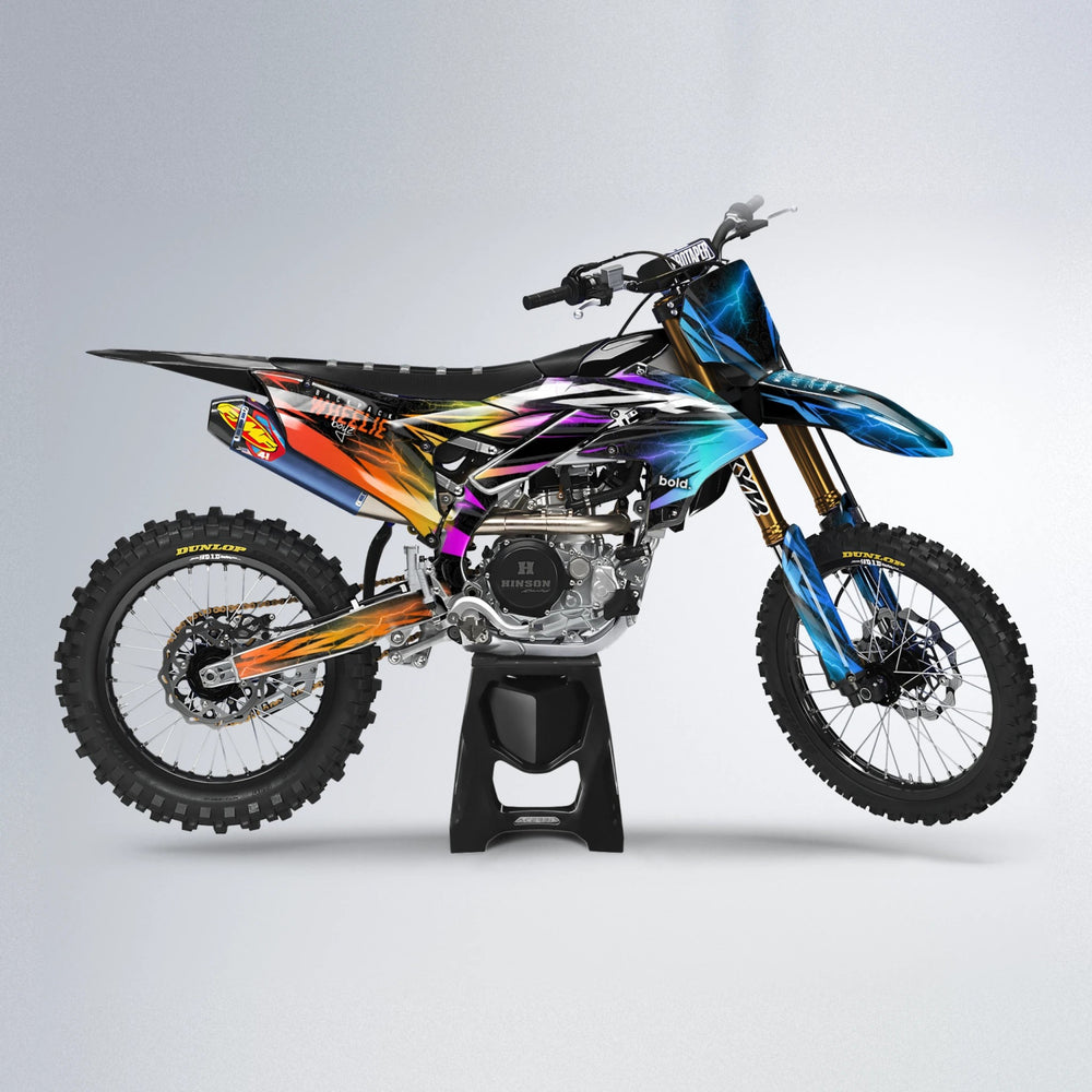 CAUTION Yamaha YZF MX motocross graphics kit in Sunset Fade
