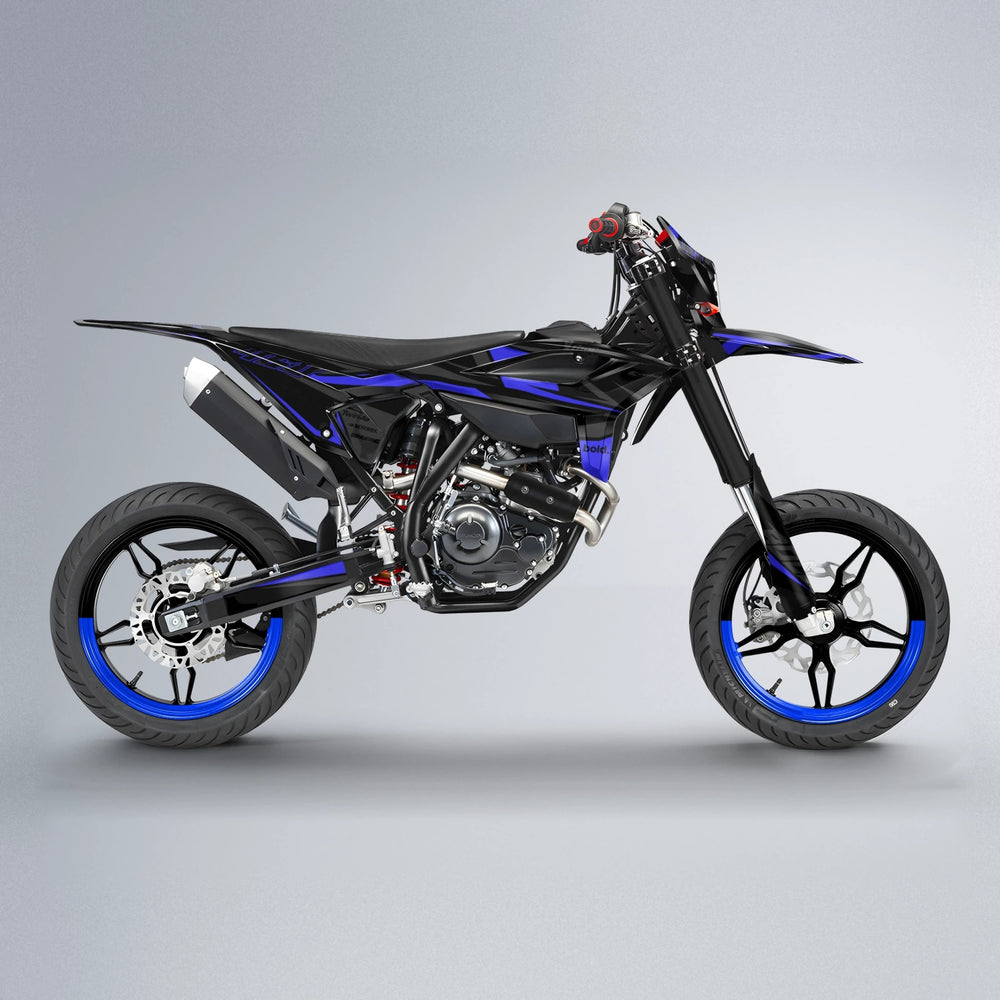 CHILLI Beta supermoto graphics kit in Blue
