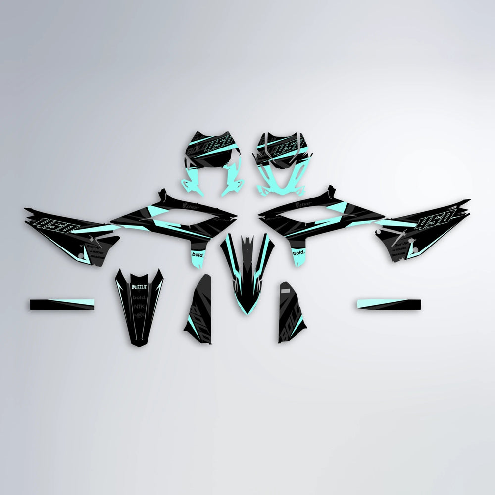 CHILLI Beta graphics kit parts layout in Mint