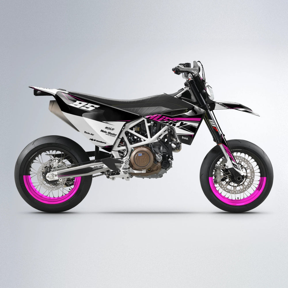 COLLIDE Husqvarna 701 supermoto graphics kit in Pink