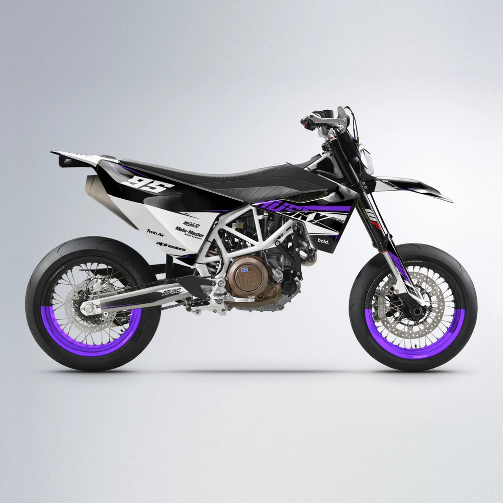 COLLIDE Husqvarna 701 supermoto graphics kit in Purple