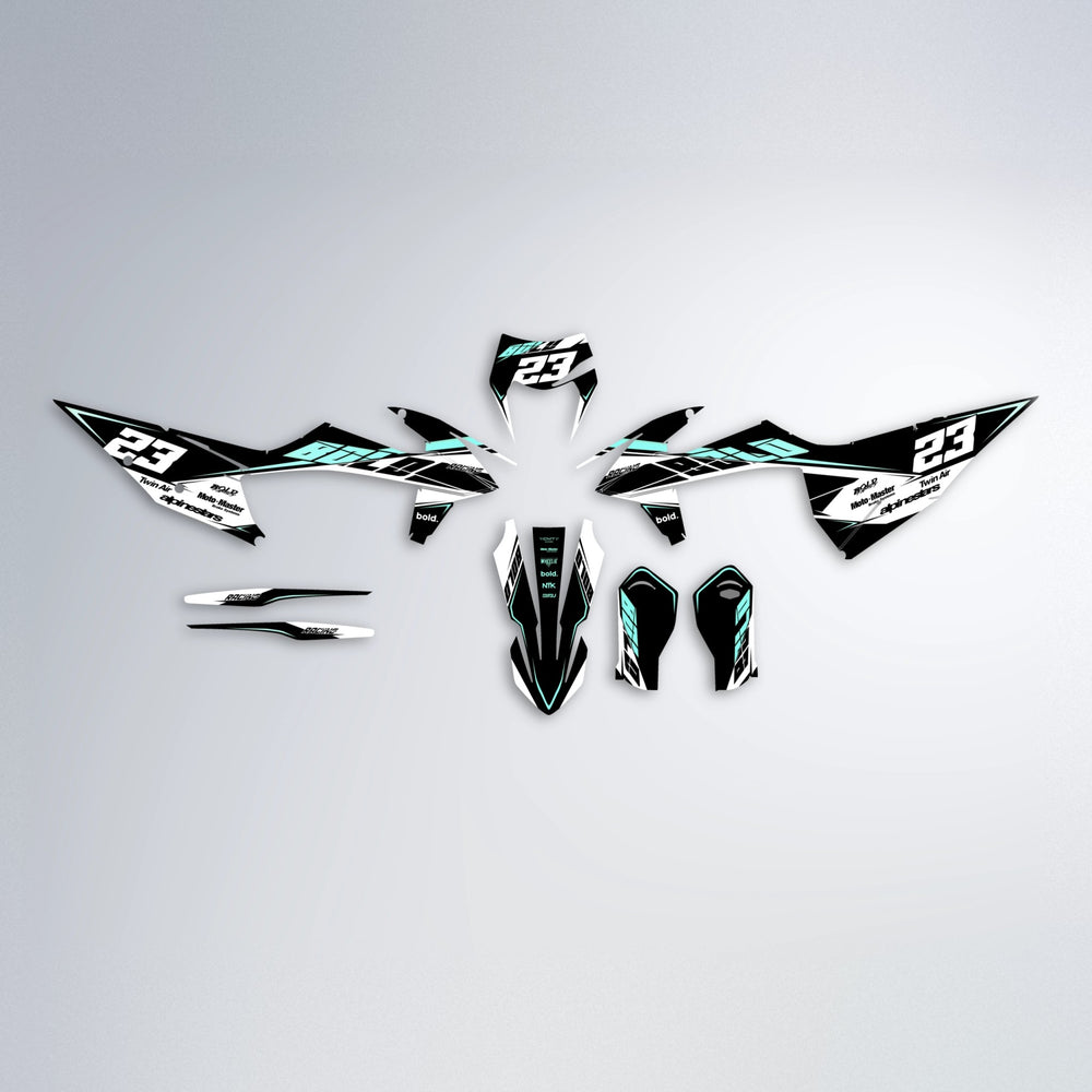 COLLIDE graphics kit parts layout in Mint
