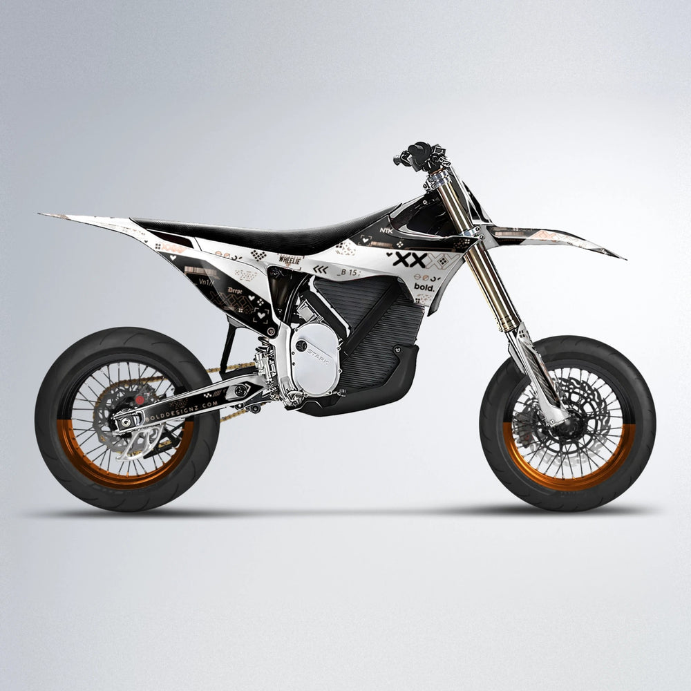 DATALOG Stark Varg SM supermoto graphics kit in Orange