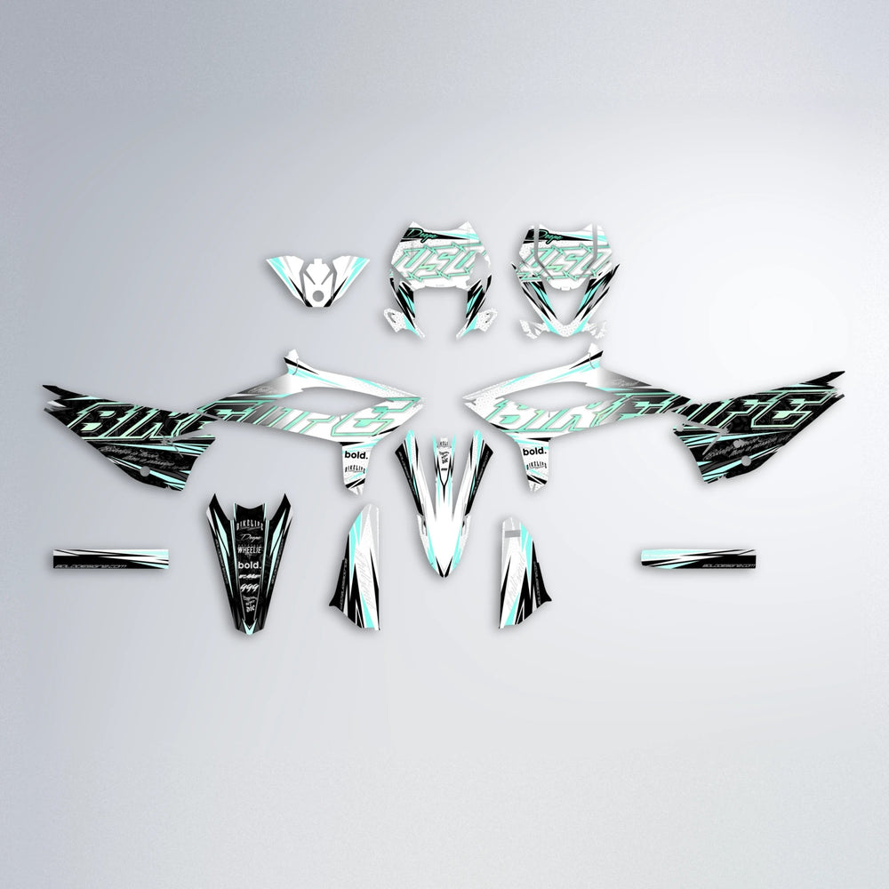 DEEPE V2 Beta graphics kit parts layout in Mint