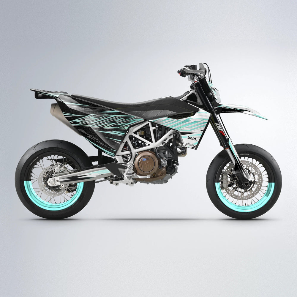 DEEPE V2 Husqvarna 701 supermoto graphics kit in Mint
