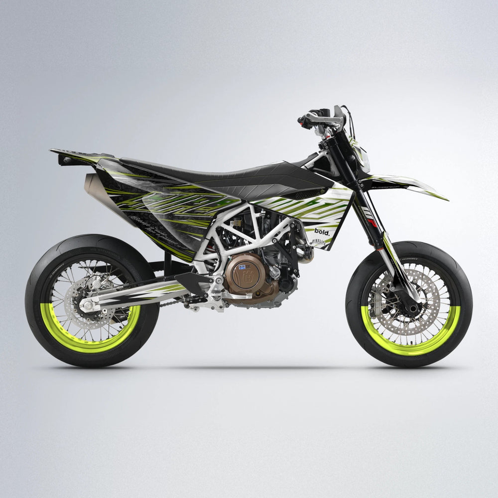 DEEPE V2 Husqvarna 701 supermoto graphics kit in Olive