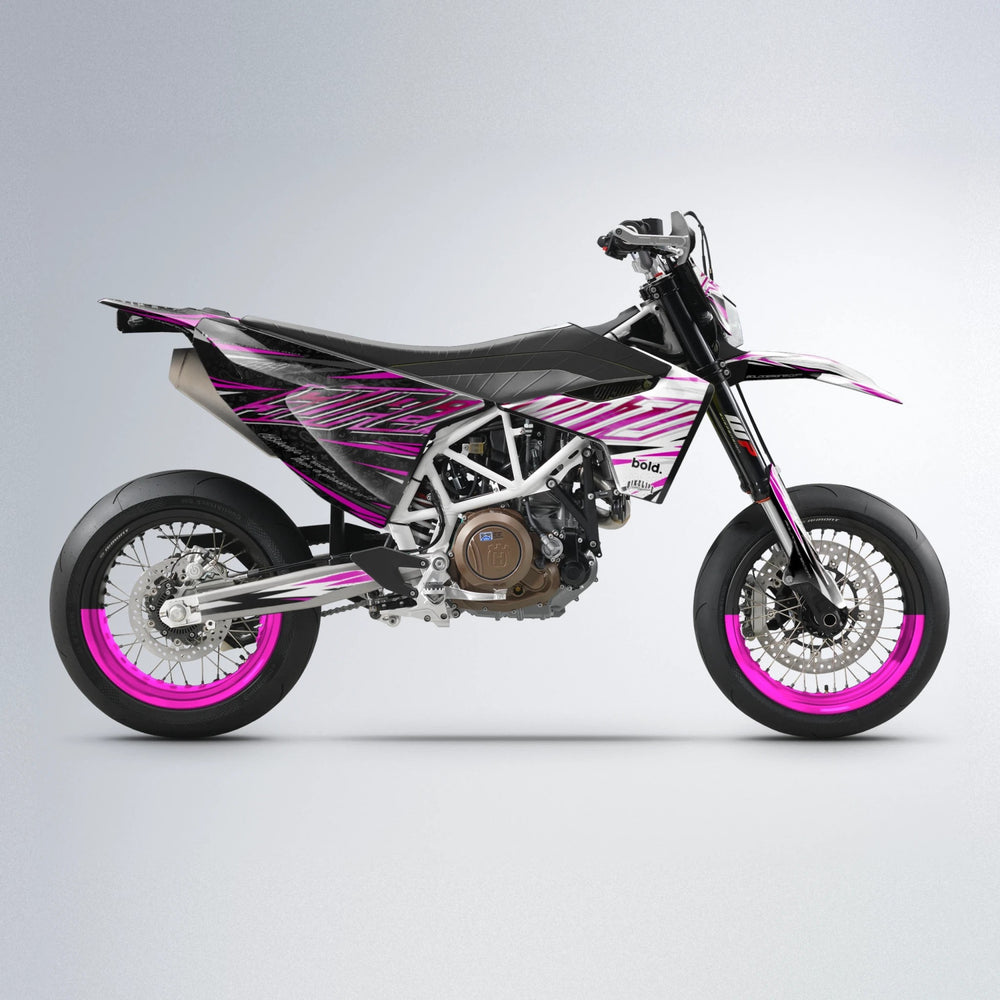 DEEPE V2 Husqvarna 701 supermoto graphics kit in Pink