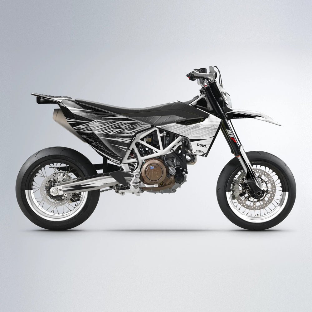 DEEPE V2 Husqvarna 701 supermoto graphics kit in White