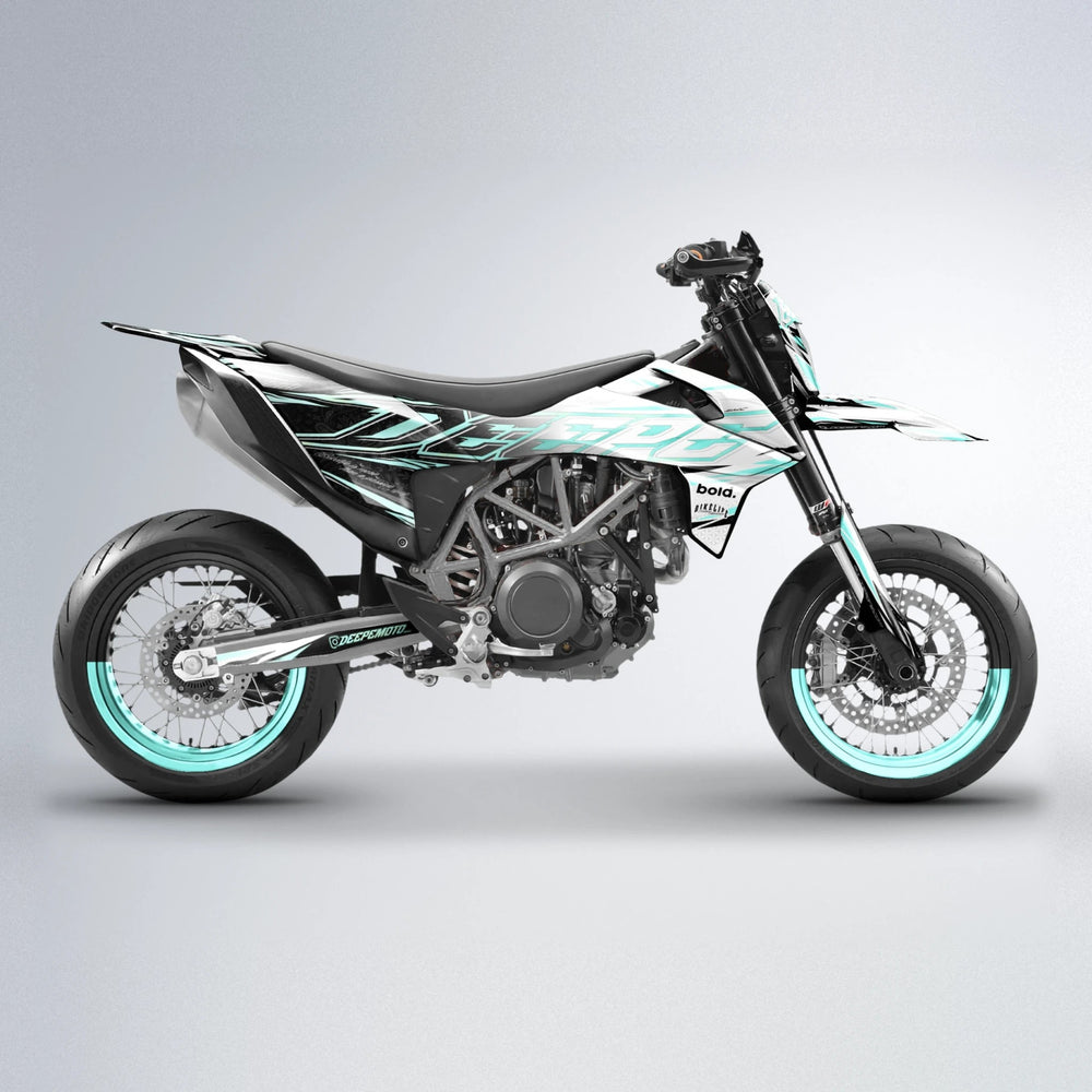 DEEPE V2 KTM SMC 690 supermoto graphics kit in Mint