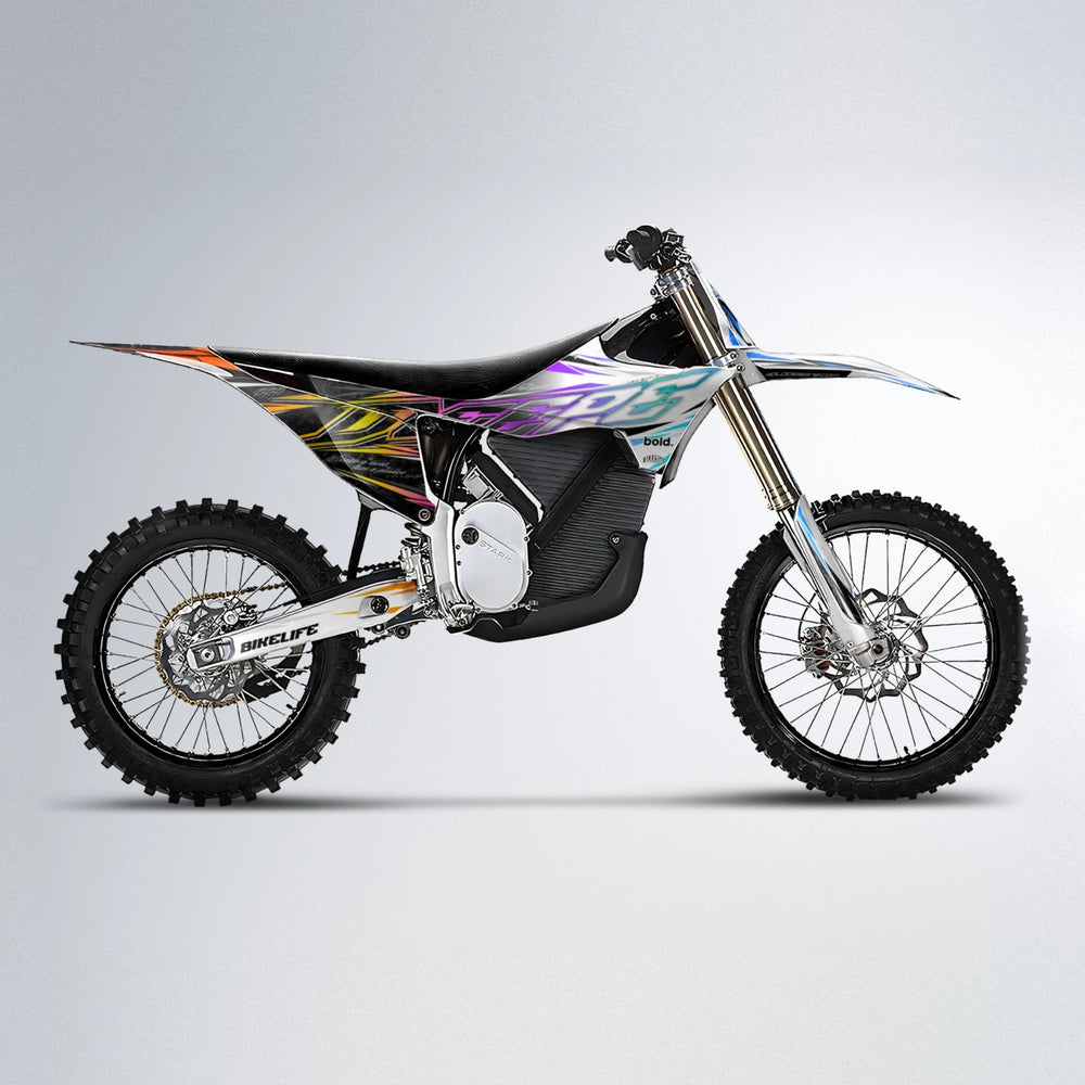 DEEPE V2 Stark Varg MX motocross graphics kit in Sunset Fade