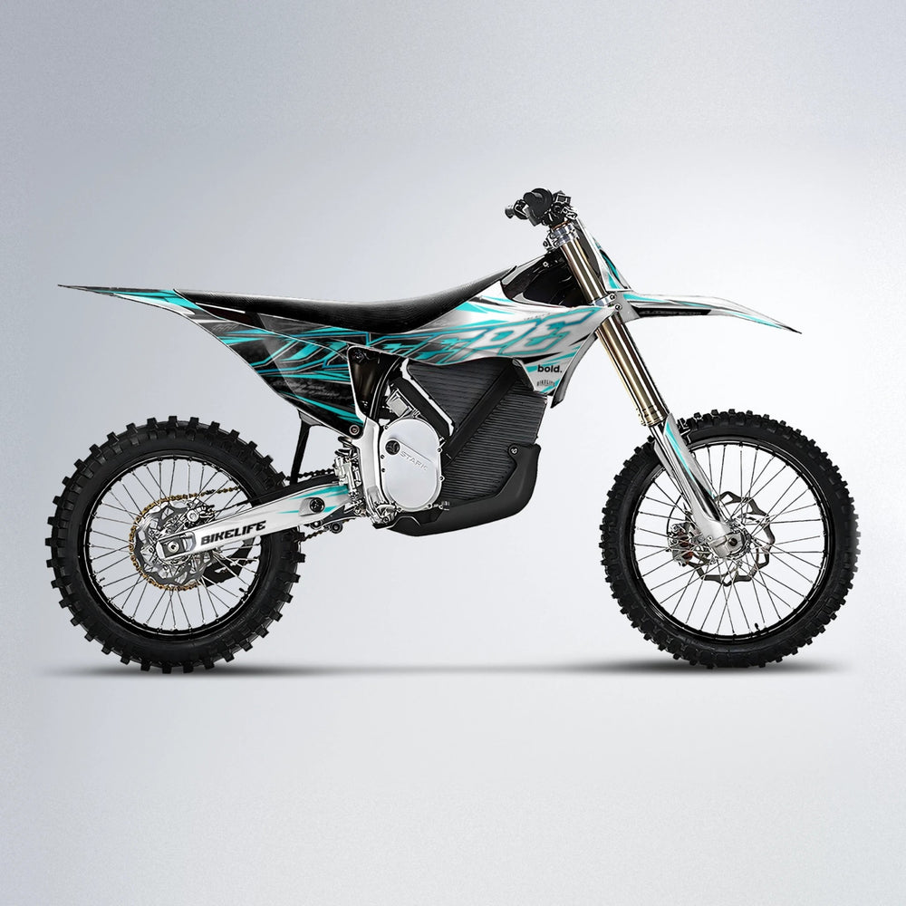 DEEPE V2 Stark Varg MX motocross graphics kit in Teal