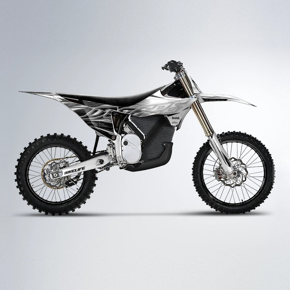 DEEPE V2 Stark Varg MX motocross graphics kit in White