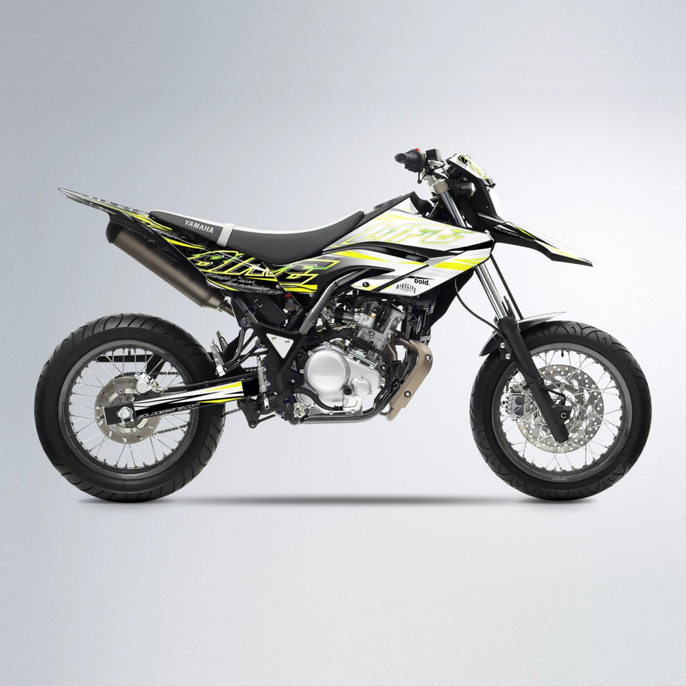 DEEPE V2 Yamaha WR 125X supermoto graphics kit in Custom Colour