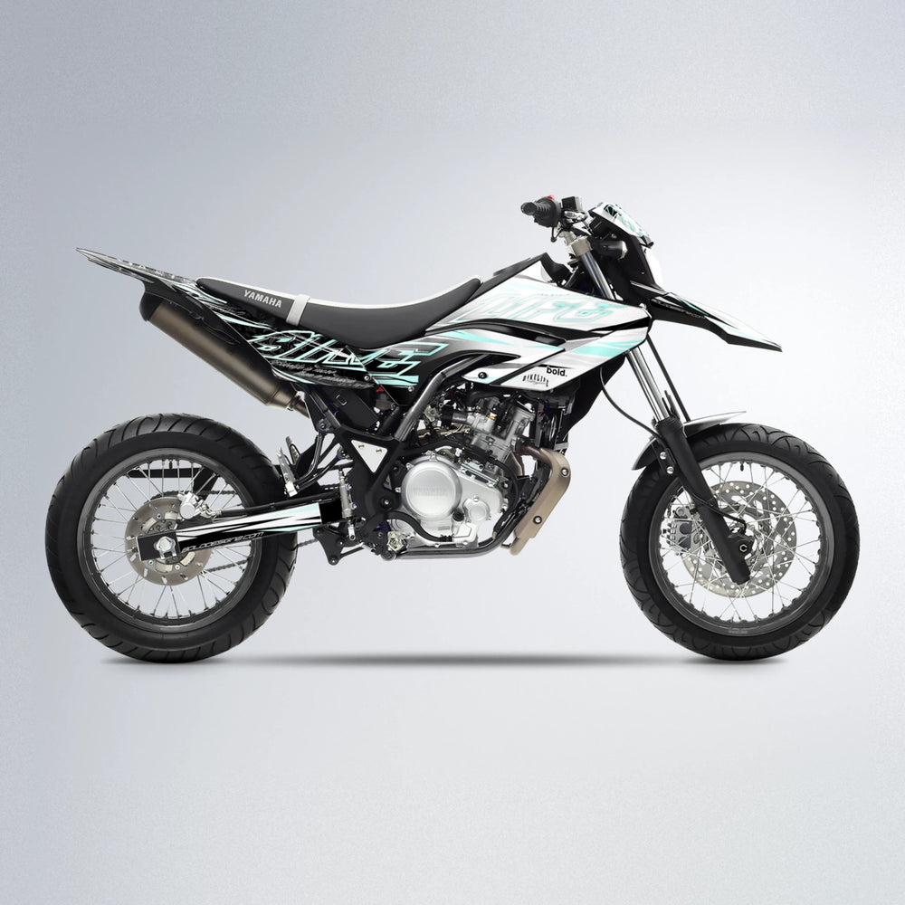 DEEPE V2 Yamaha WR 125X supermoto graphics kit in Mint