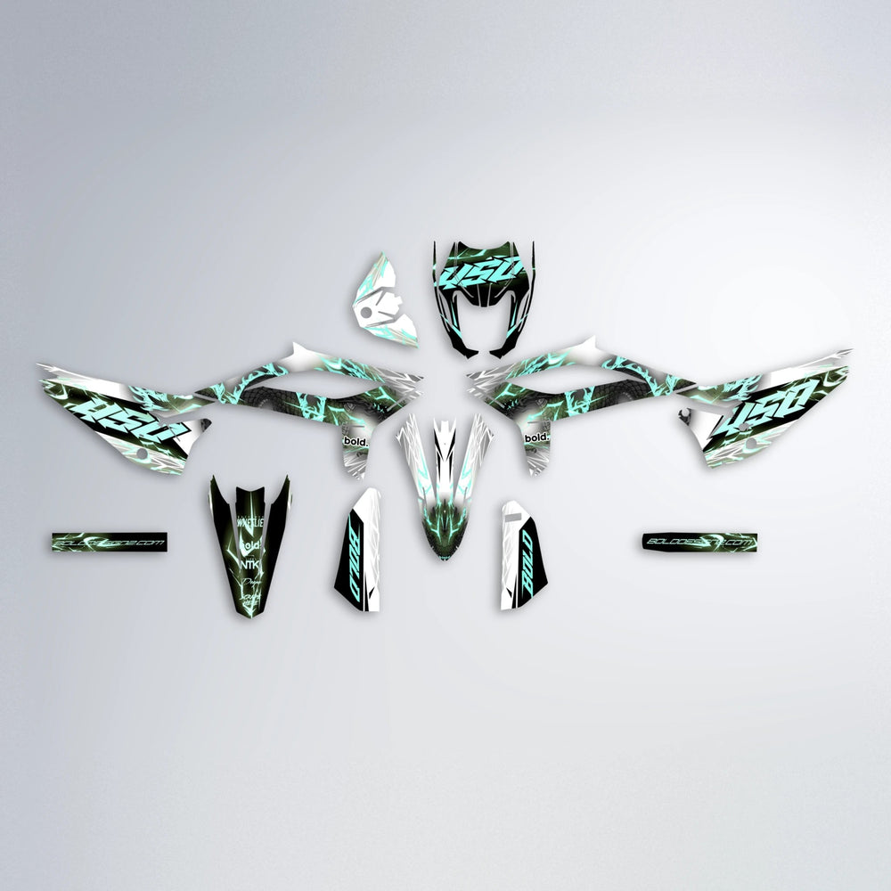 DERAGON Beta graphics kit parts layout in Mint
