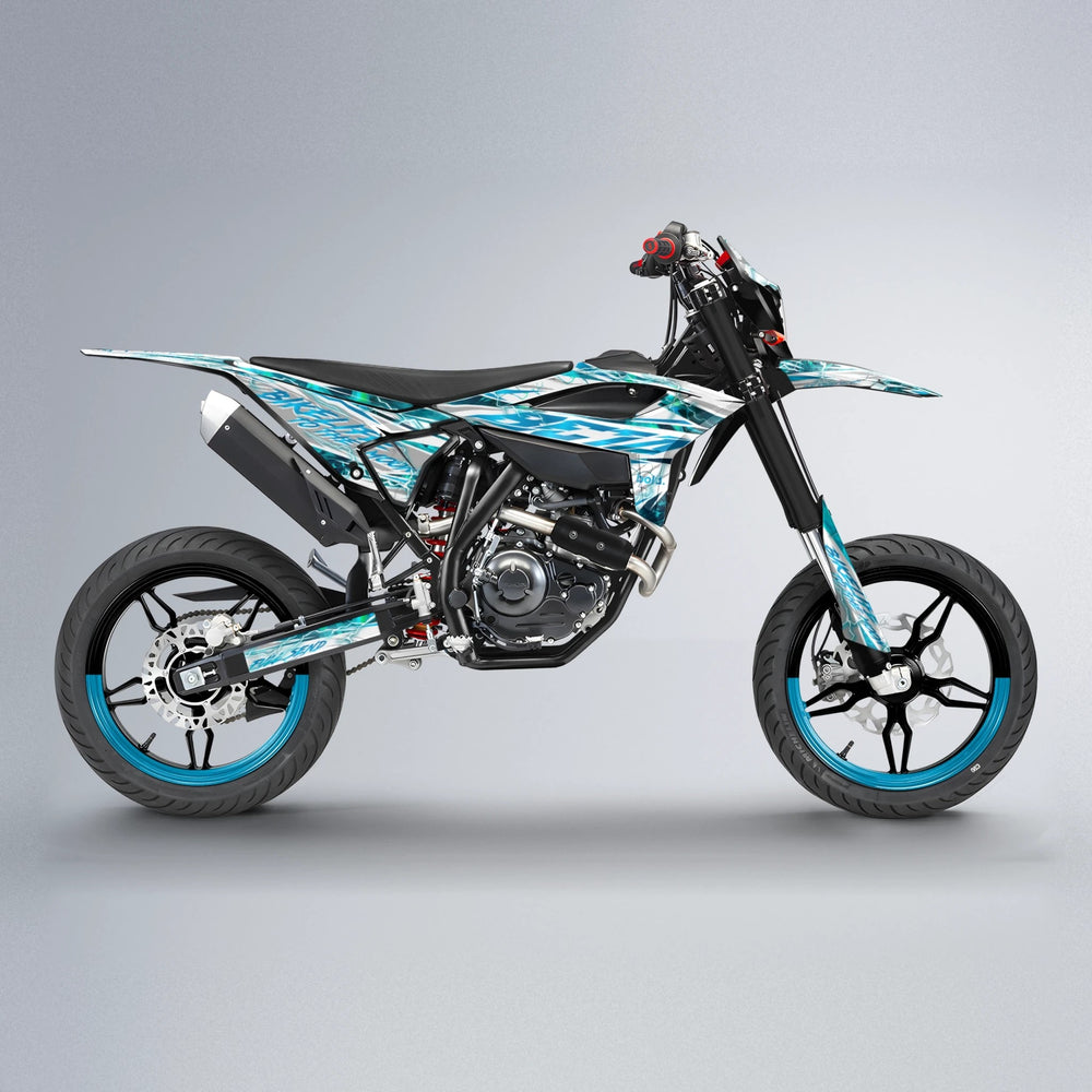 DIVINE Beta supermoto graphics kit in Custom Colour