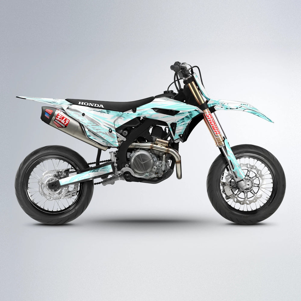 DIVINE Honda supermoto graphics kit in Mint