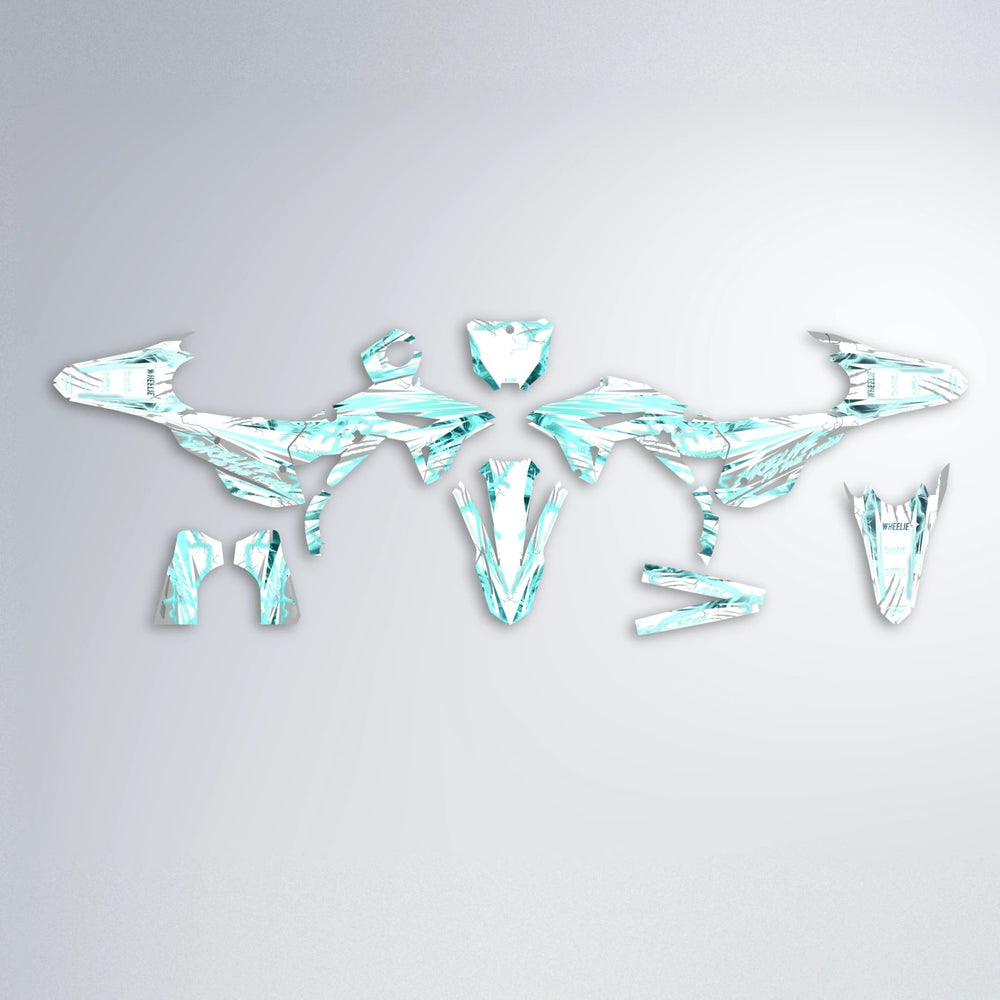 DIVINE Honda graphics kit parts layout in Mint