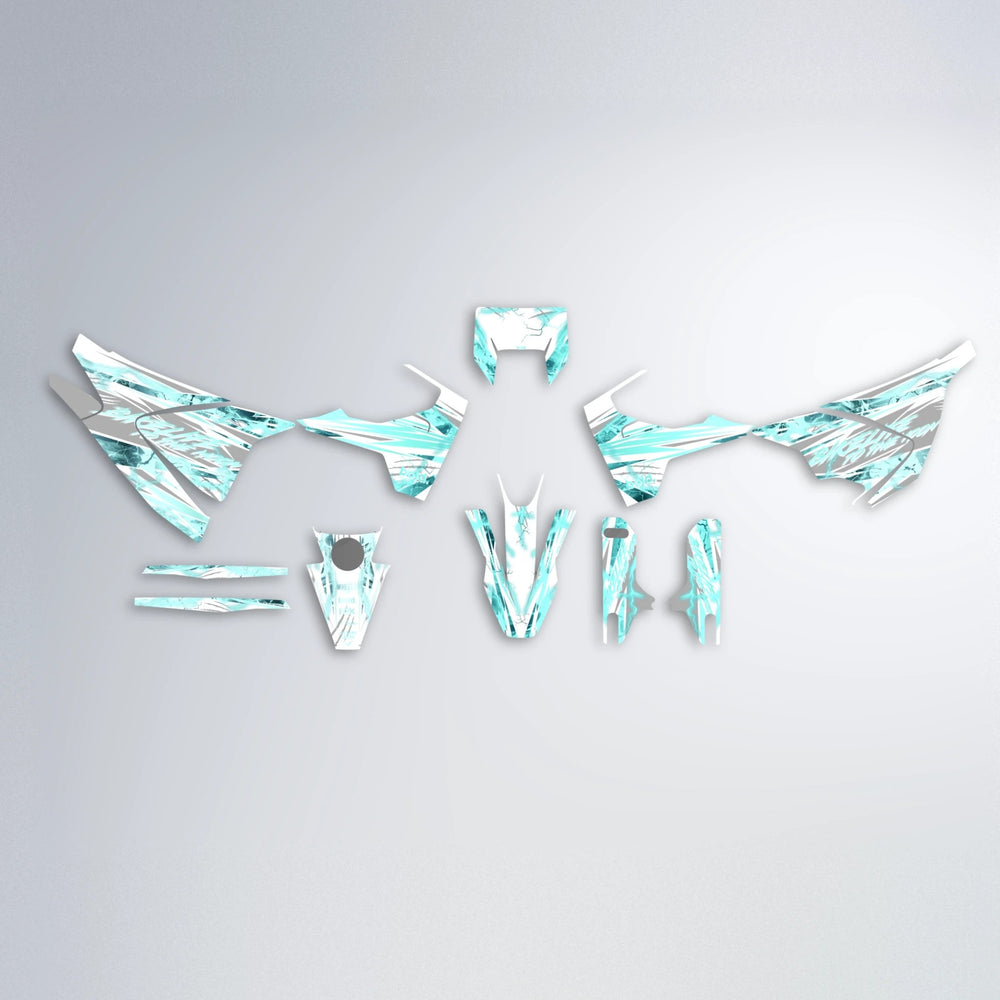 DIVINE Husqvarna 701 graphics kit parts layout in Mint