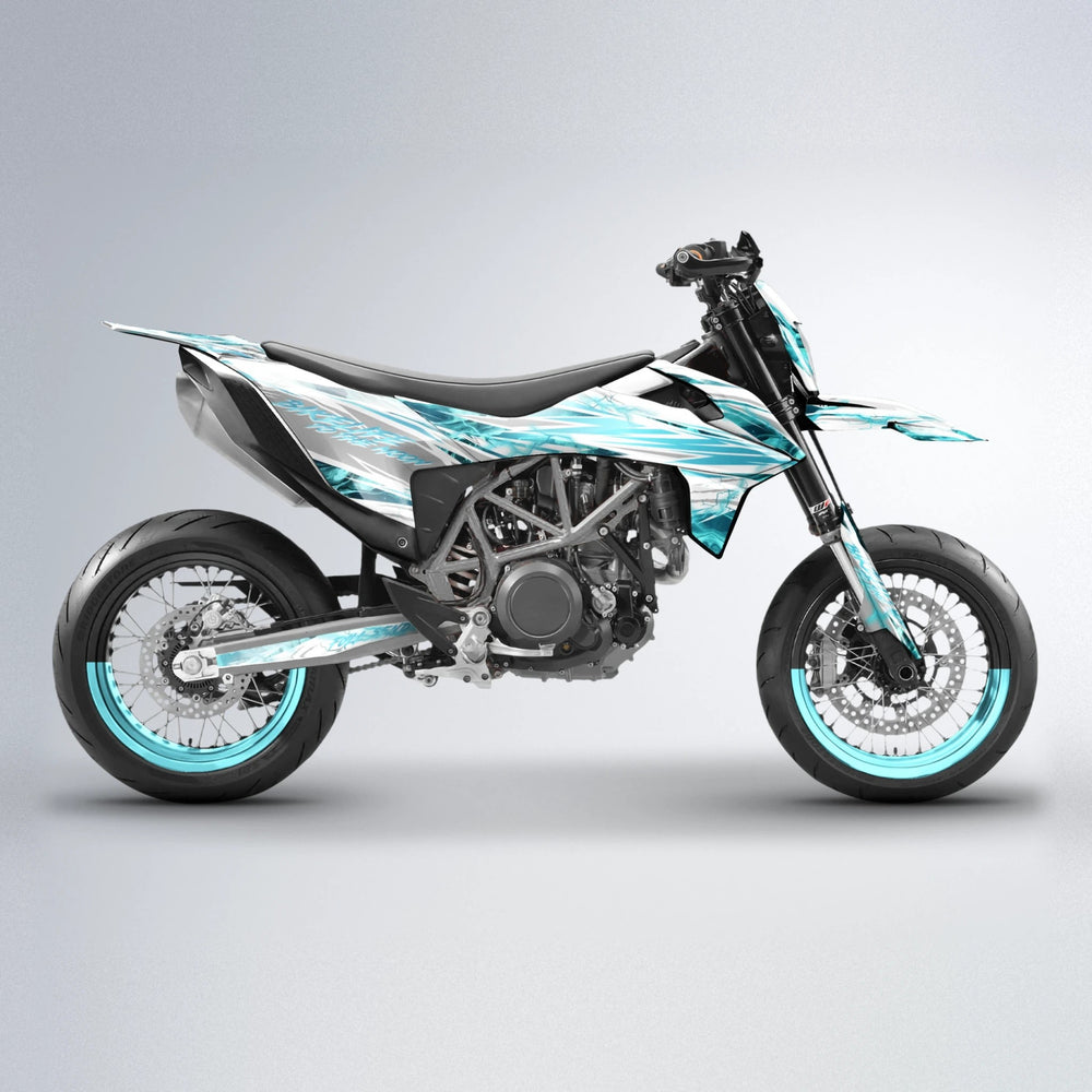 DIVINE KTM SMC 690 supermoto graphics kit in Mint
