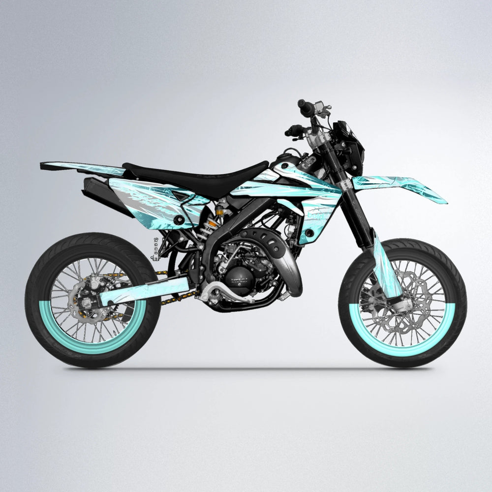 DIVINE Rieju MRT supermoto graphics kit in Mint