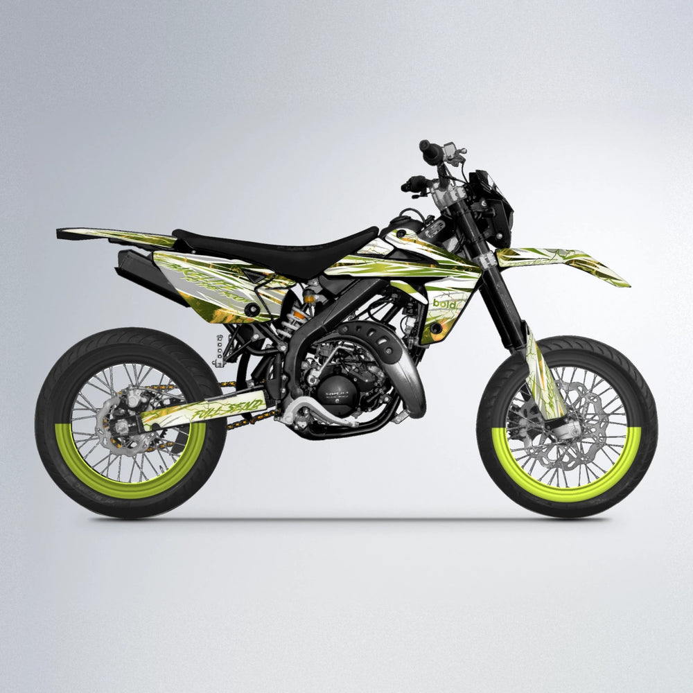 DIVINE Rieju MRT supermoto graphics kit in Olive