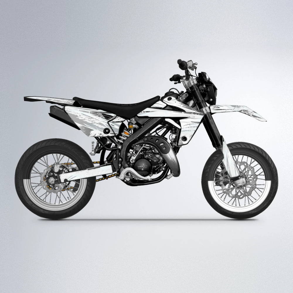 DIVINE Rieju MRT supermoto graphics kit in White