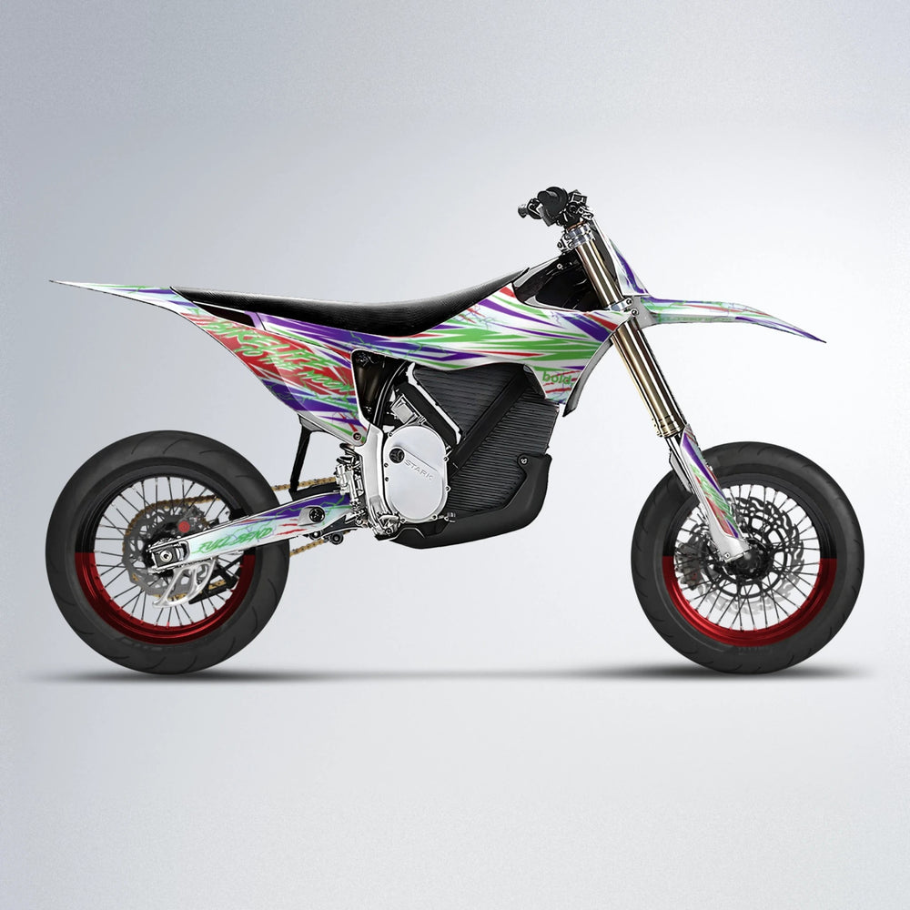 DIVINE Stark Varg SM supermoto graphics kit in Custom Colour
