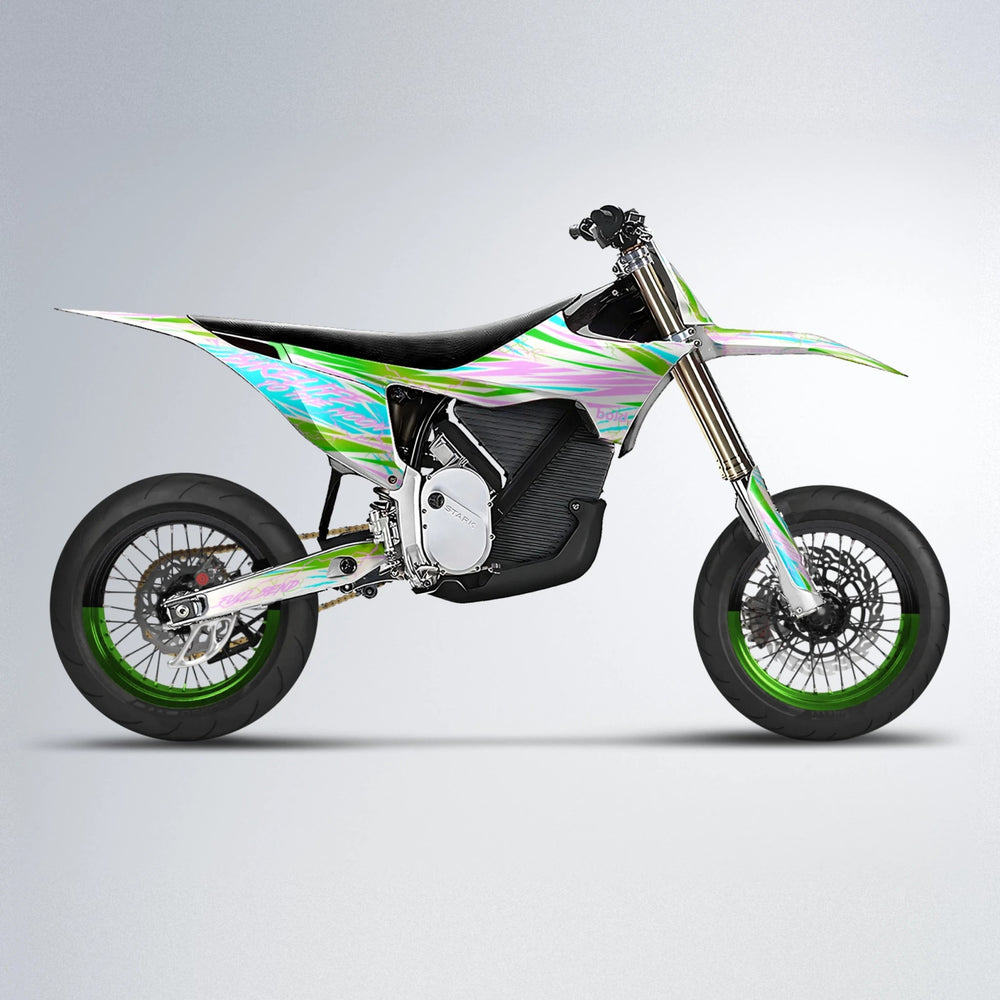 DIVINE Stark Varg SM supermoto graphics kit in Green