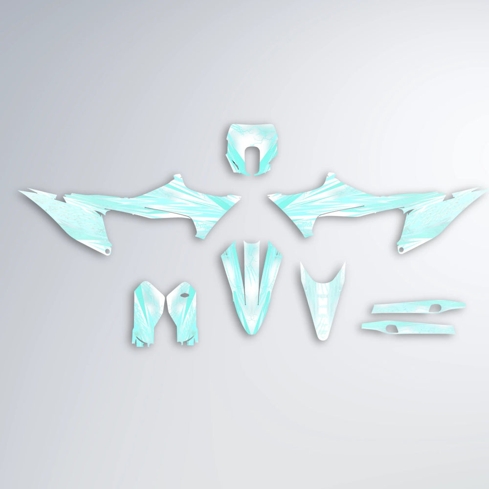 DIVINE Stark Varg SM graphics kit parts layout in Mint