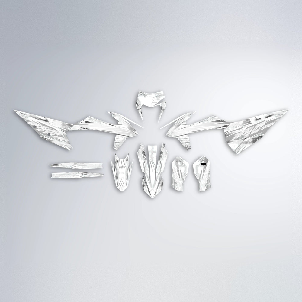 DIVINE graphics kit parts layout in White