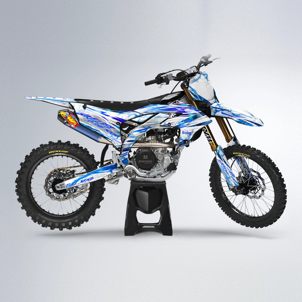 DIVINE Yamaha YZF MX motocross graphics kit in Blue