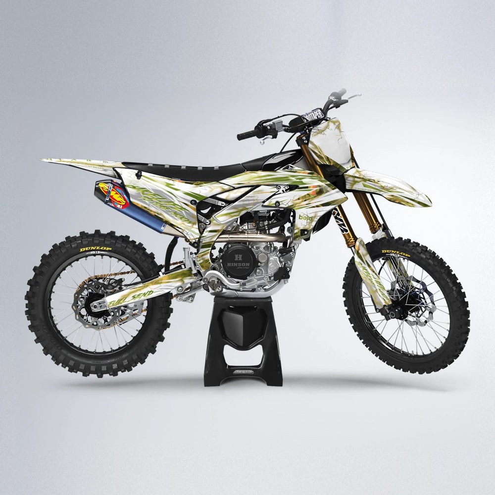 DIVINE Yamaha YZF MX motocross graphics kit in Olive