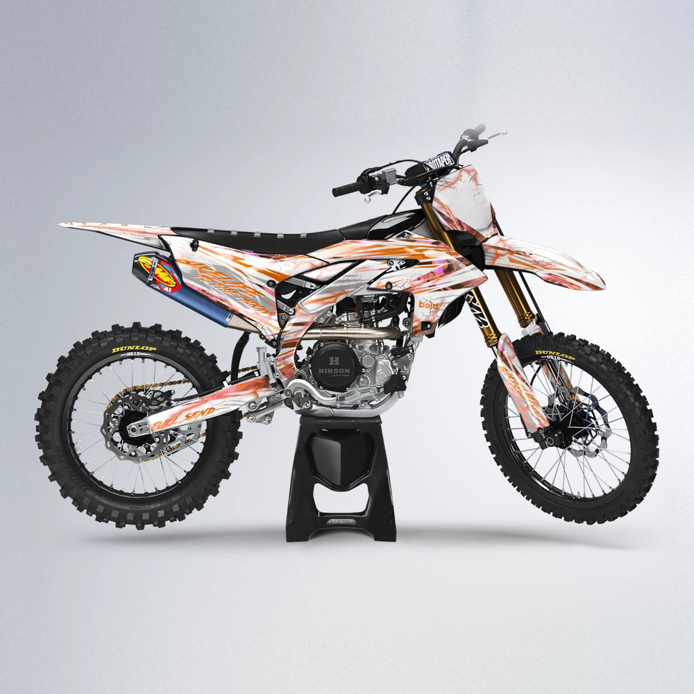 DIVINE Yamaha YZF MX motocross graphics kit in Orange