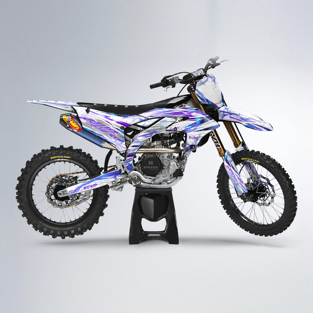 DIVINE Yamaha YZF MX motocross graphics kit in Purple