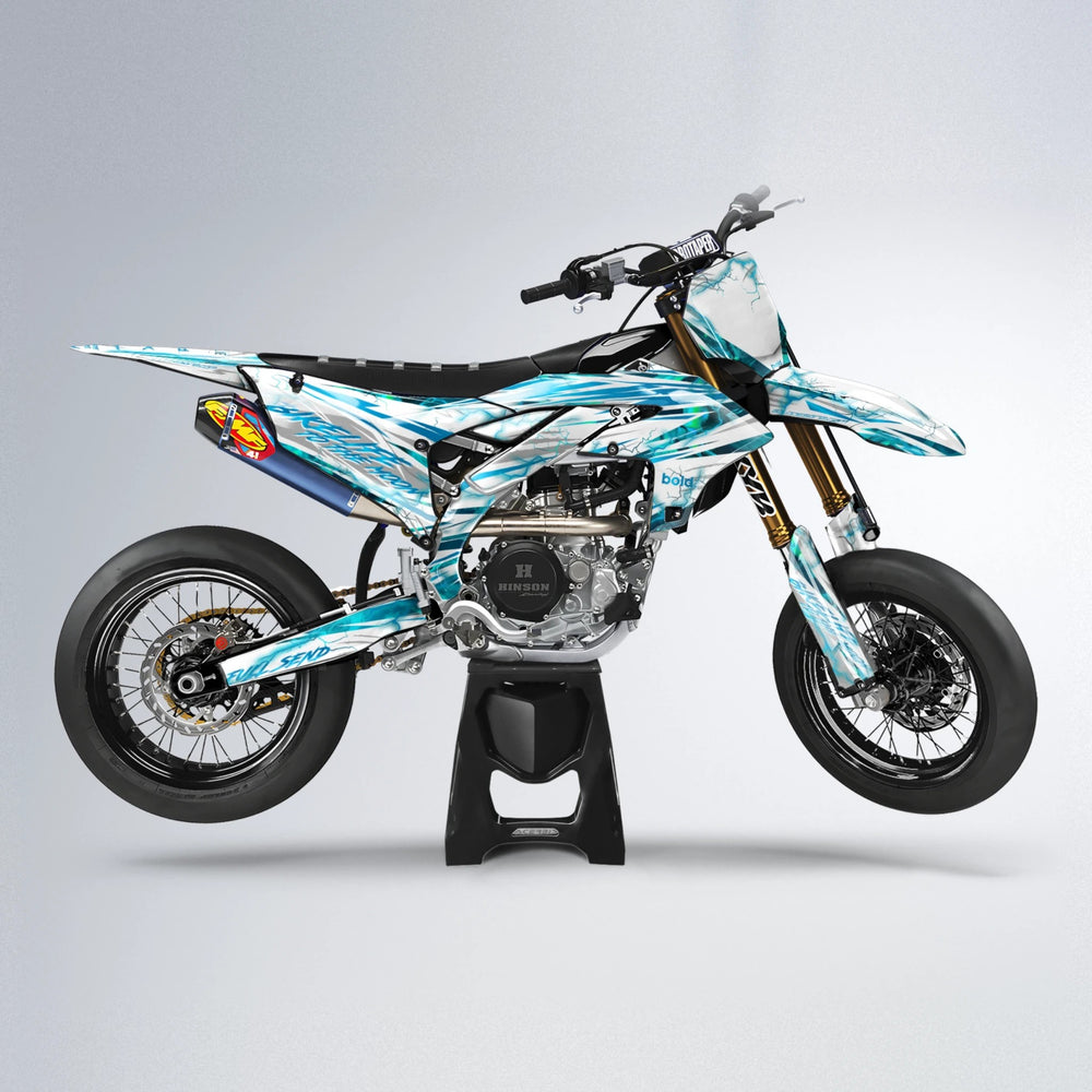 DIVINE Yamaha YZF SM supermoto graphics kit in Custom Colour