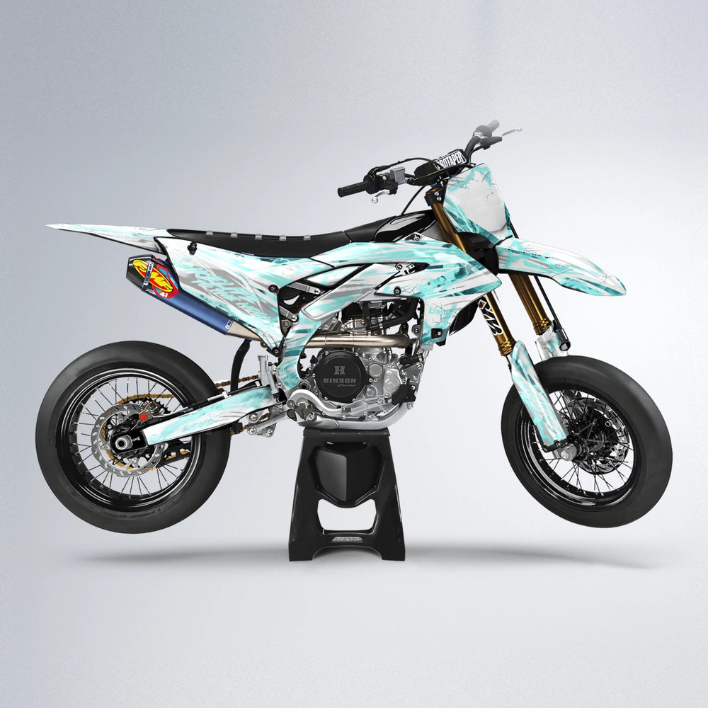 DIVINE Yamaha YZF SM supermoto graphics kit in Mint