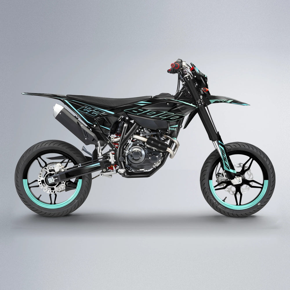 DORTOS Beta supermoto graphics kit in Mint