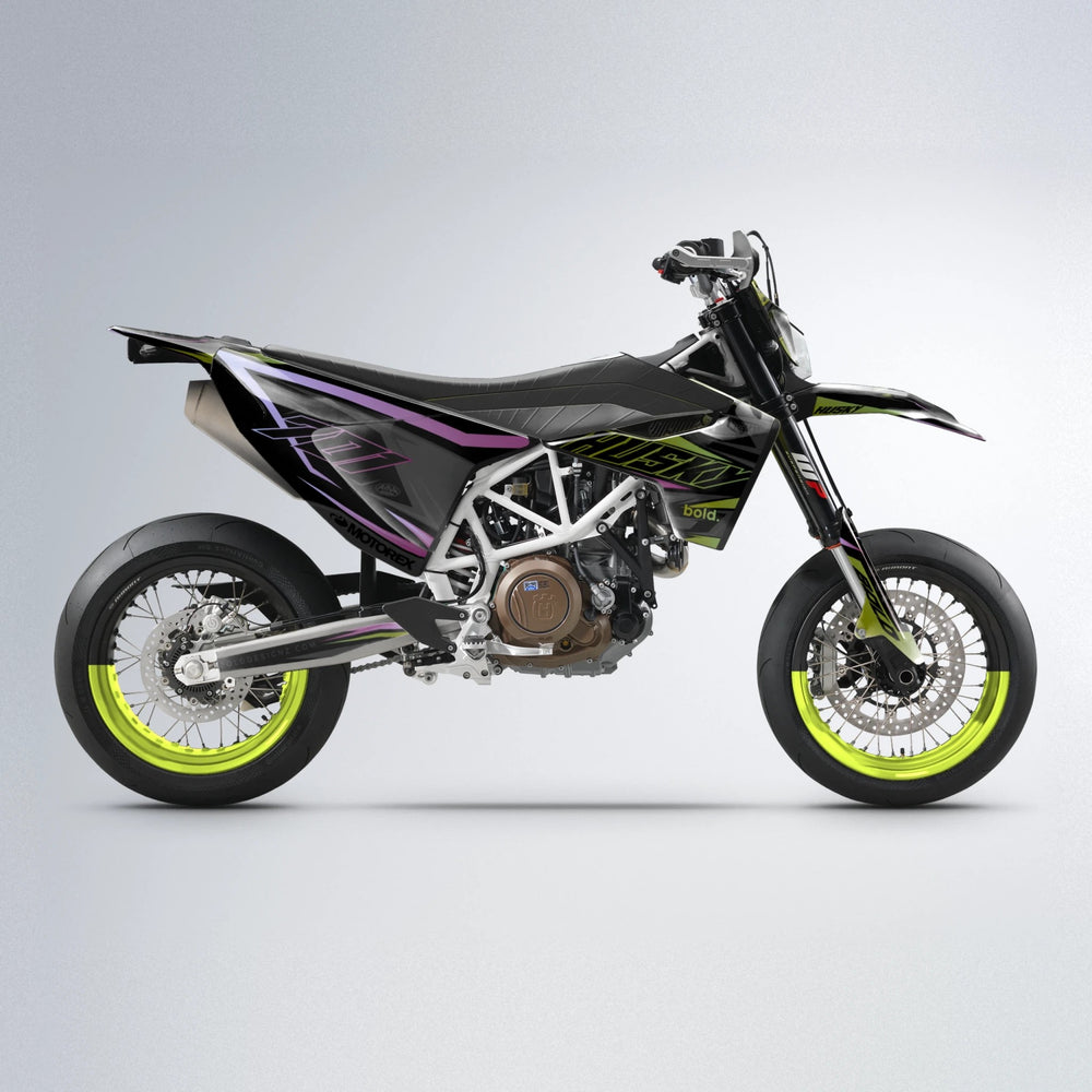 DORTOS Husqvarna 701 supermoto graphics kit in Olive