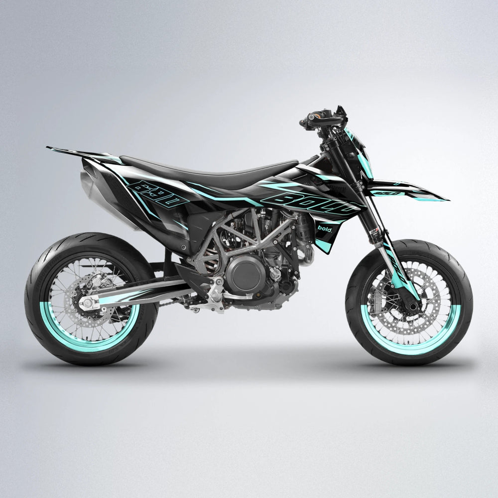 DORTOS KTM SMC 690 supermoto graphics kit in Mint
