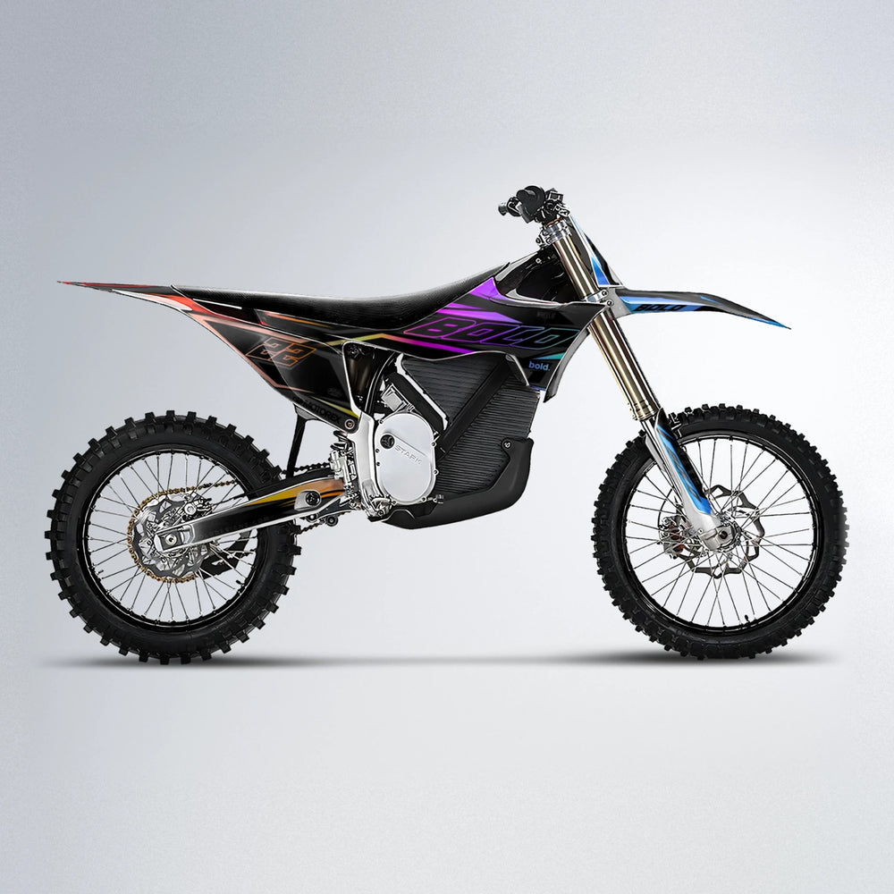 DORTOS Stark Varg MX motocross graphics kit in Sunset Fade