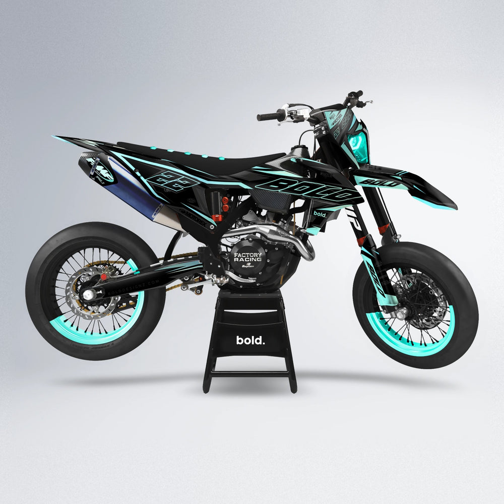 DORTOS supermoto graphics kit in Mint
